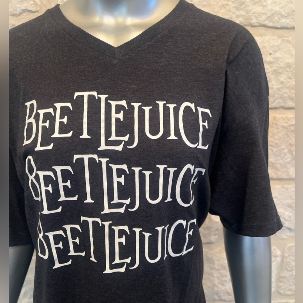 Beetlejuice Beetlejuice Beetlejuice Tee | Halloween Movie Graphic Shirt